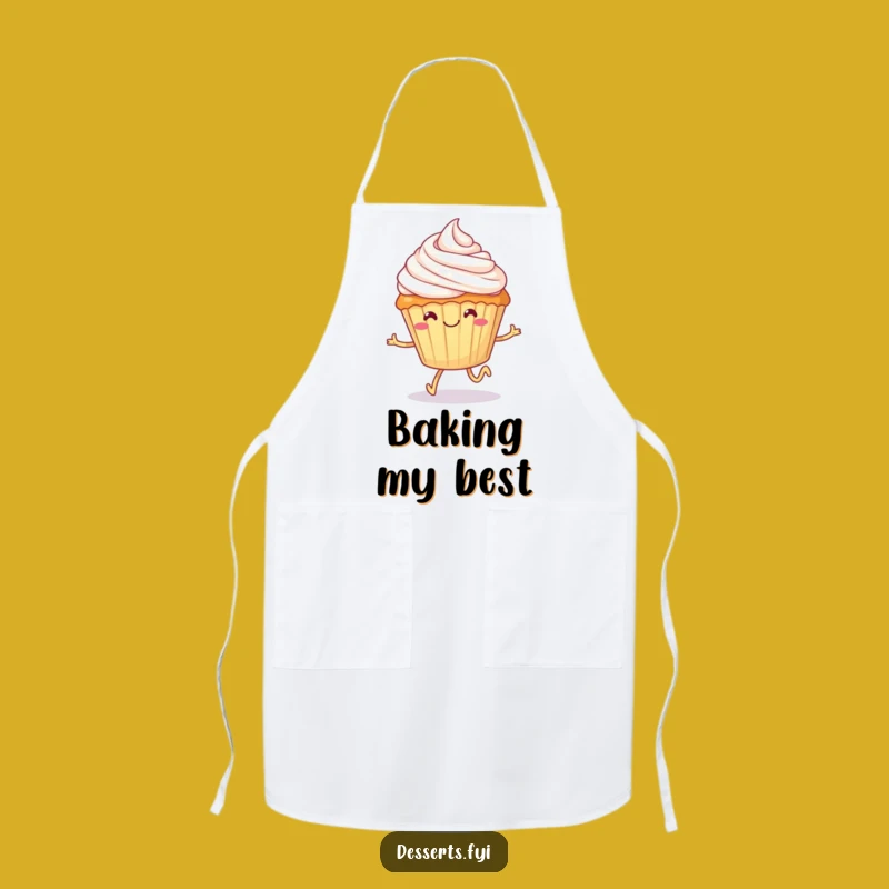 Funny Cupcake Skater Apron: Bake & Cook with Sweet Joy & Humor!
