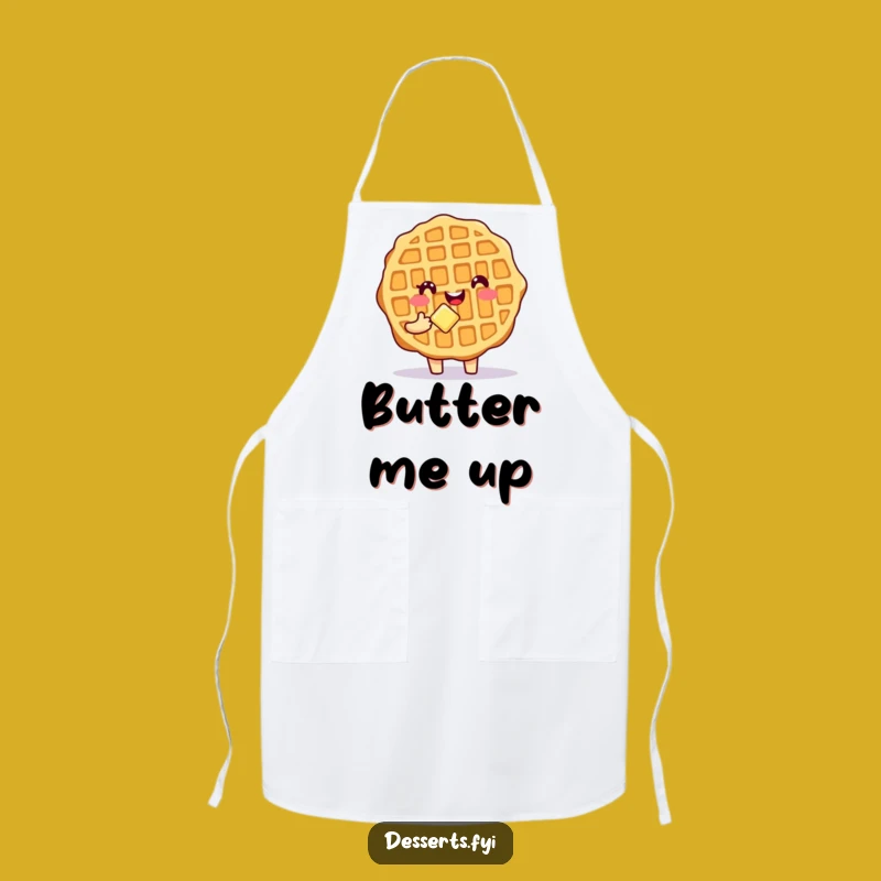 Funny Waffle Chef Apron: Cook Up a Storm with Breakfast-Inspired Humor
