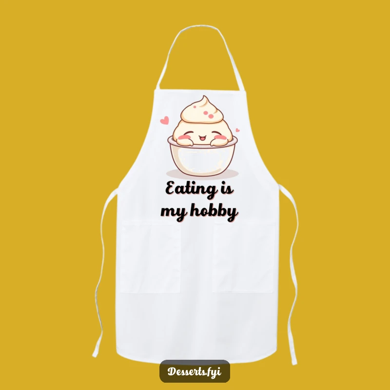 Funny Pudding Cup Nap Apron: Cook with Sweet Dreams and Laughter