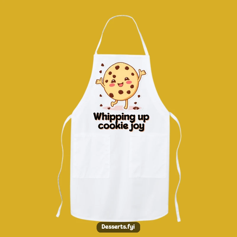 Funny Cheerful Cookie Apron: Kitchen Happy Dance Fun - Excellent Funny Gift