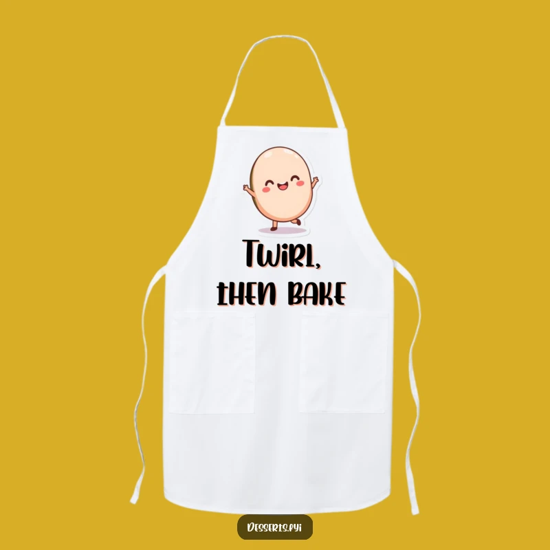 Funny Macaron Baker Apron: Cook with Style and Parisian Pastry Humor