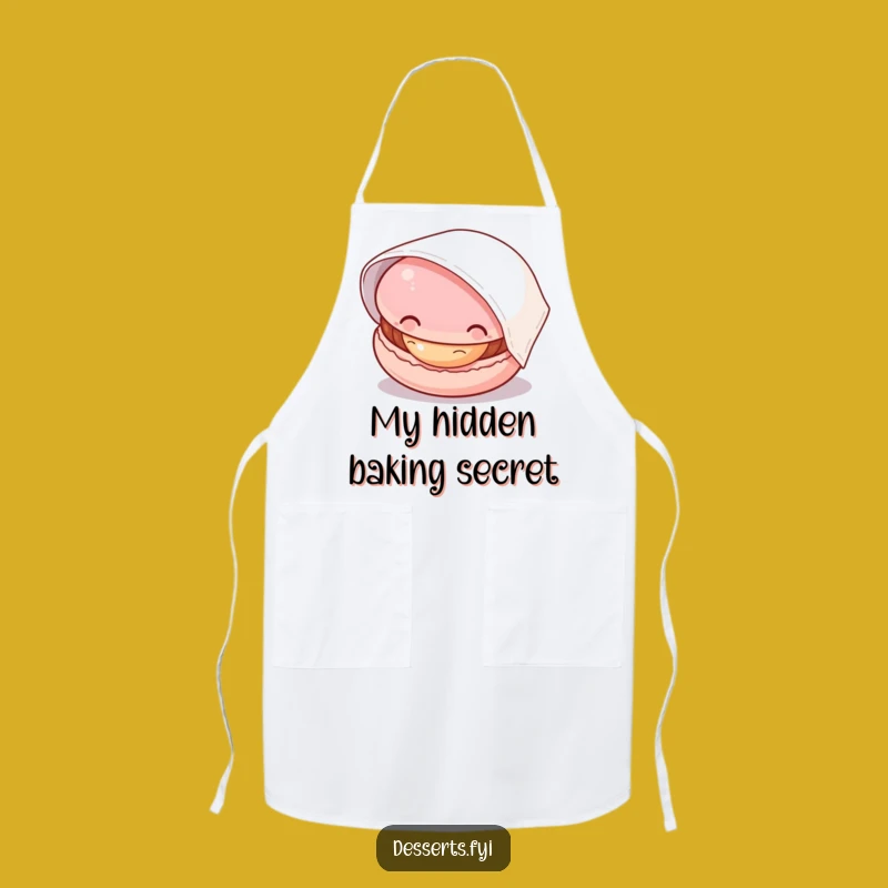 Funny Chef Macaron Apron: A Curious Pastry in the Kitchen, Perfect Funny Gift