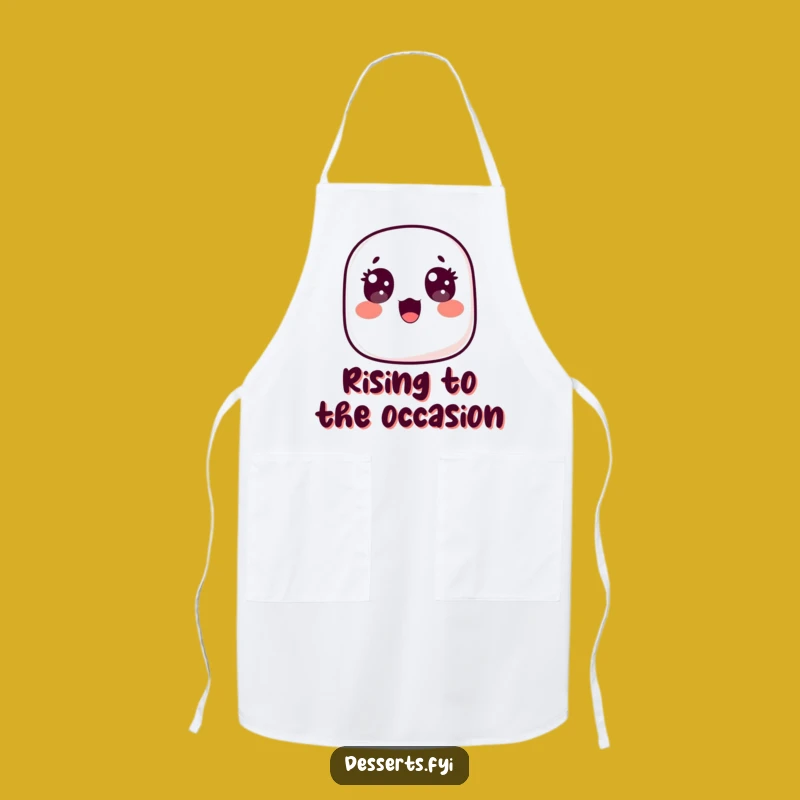 Funny Marshmallow Apron: Cook with Surprise and Joy, Novelty Gift