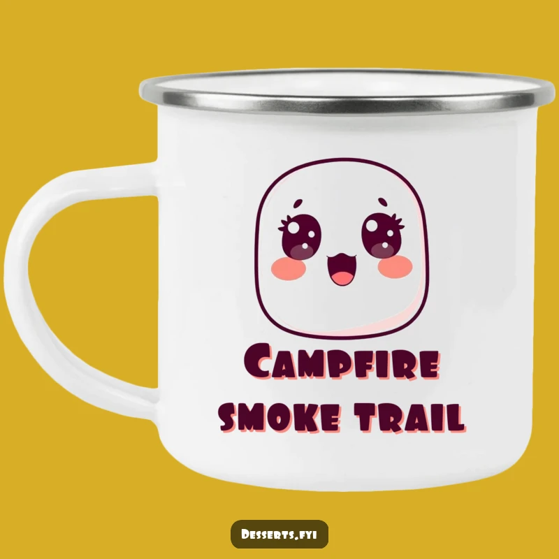 Funny Marshmallow Camping Mug: Adventure with Surprise, Outdoor Gift