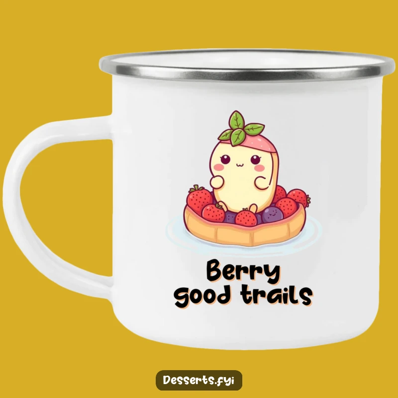 Funny Tart Float Camping Mug - Rustic Berry Raft Fun, Ideal Funny Gift for Outdoors