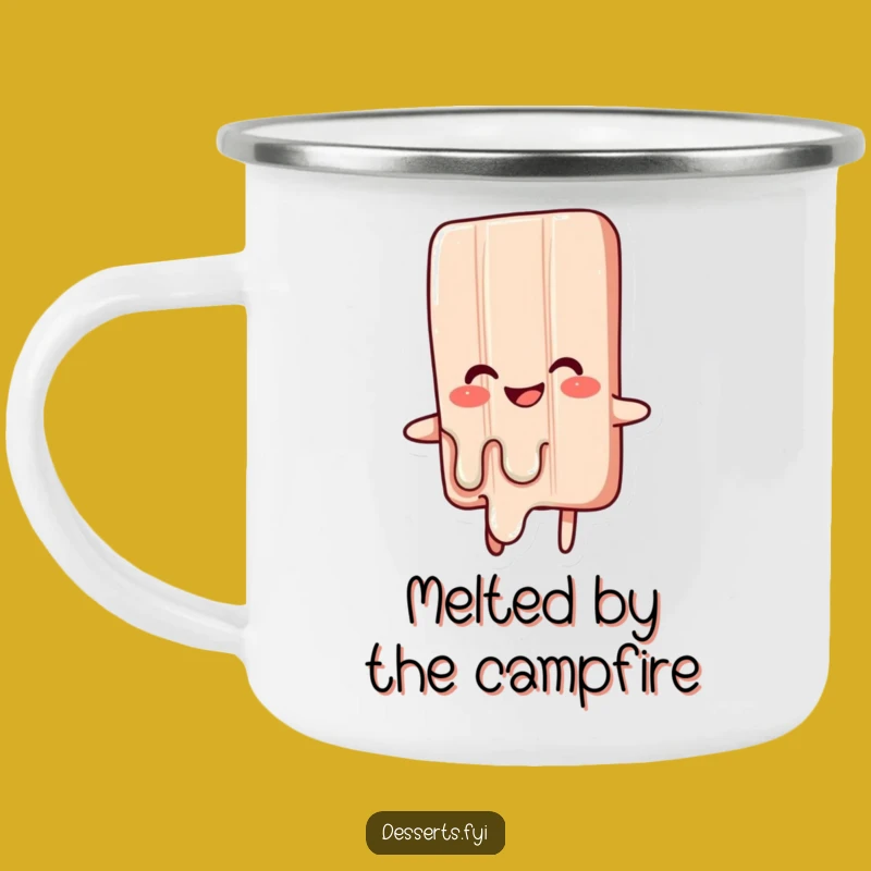 Funny Melting Candy Bar Camping Mug: Adventure Fuel with Sweet Humor, A Great Funny Gift