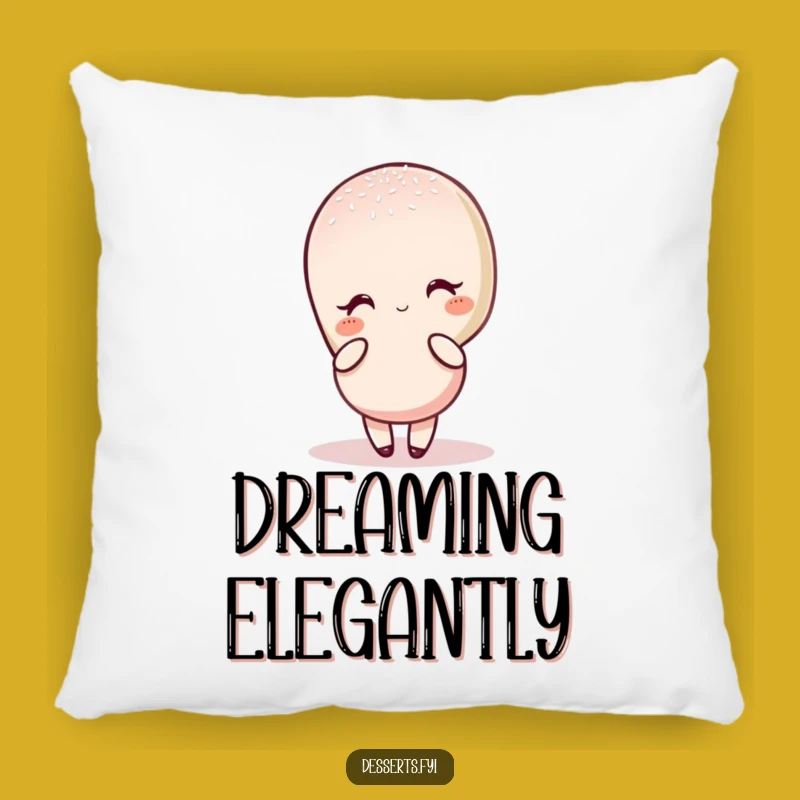 Funny Macaron Pose Pillow - Cozy Chic Sugar Dusted Cushion, Perfect Funny Gift