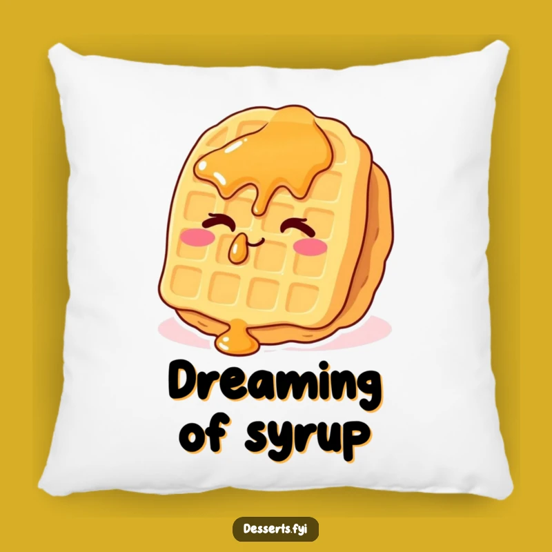 Funny Waffle Pillow: Cozy Comfort with a Cheeky Wink, Ideal Funny Gift