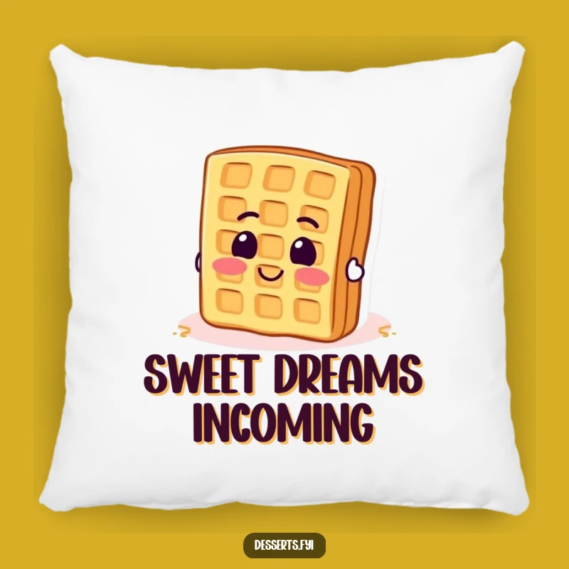 Funny Waffle Flipping Pillow: Cozy & Hilarious Enthusiastic Comfort for Your Home