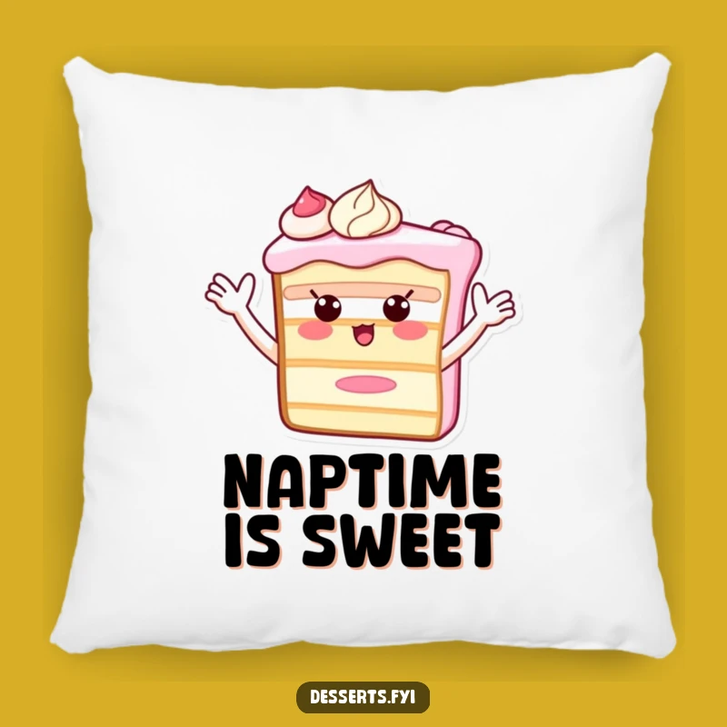 Funny Cake Slice Pillow: Cozy Frosting Arms Hug - Comfy & Cute!