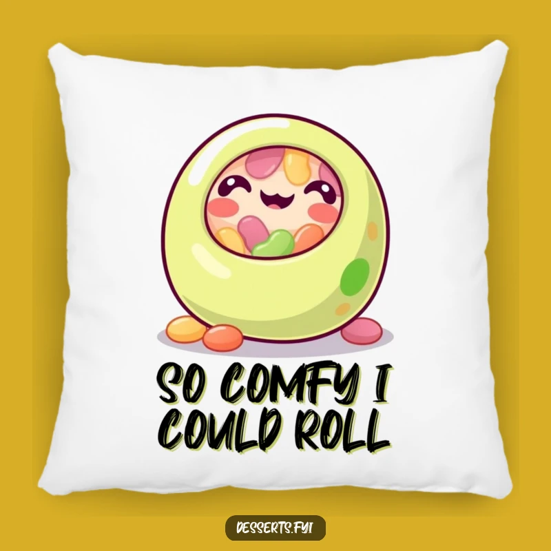 Funny Jelly Bean Pillow: Snuggle Up with Delightful Sweetness