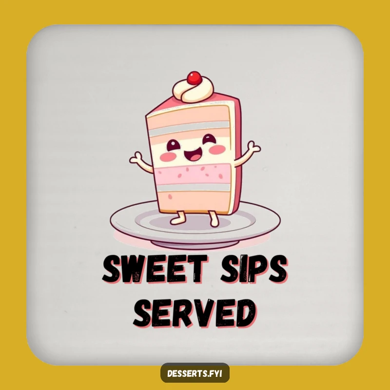 Funny Drink Coaster: Character's Sweet Dance, A Small Funny Gift