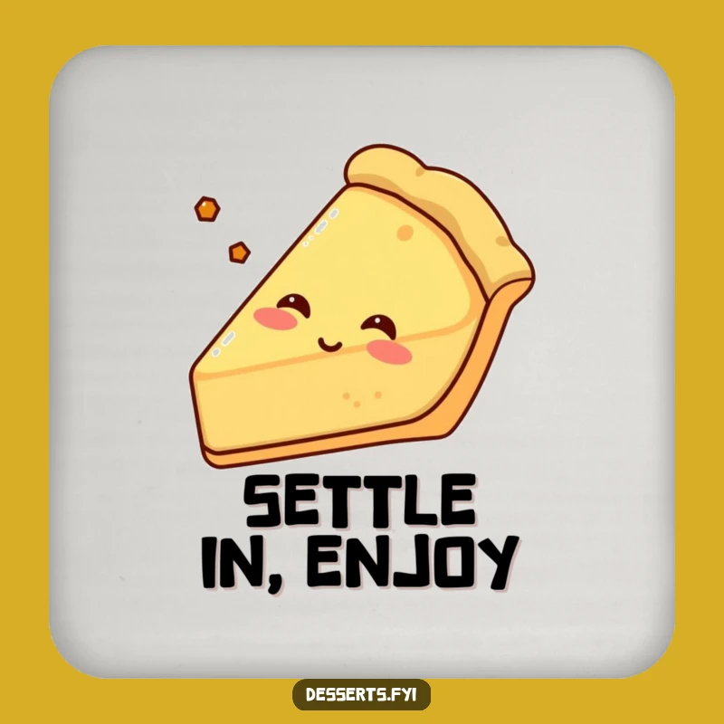 Funny Pie Slice Coaster: Protect Surfaces with Contentment, Great Funny Gift