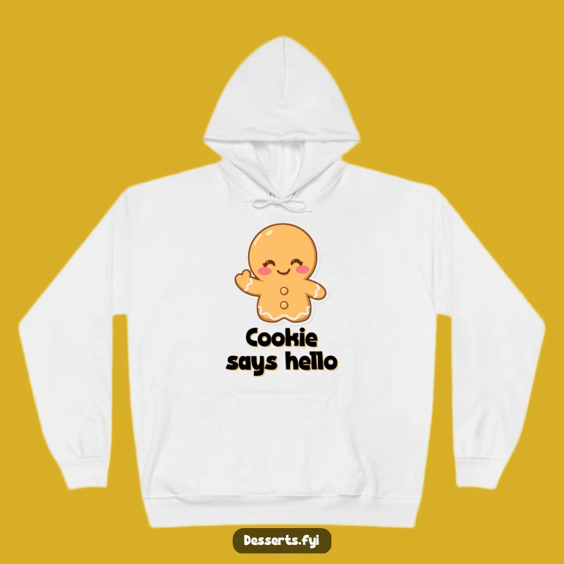 Cozy Funny Gingerbread Cookie Hoodie: Winking Warmth, Perfect Gift