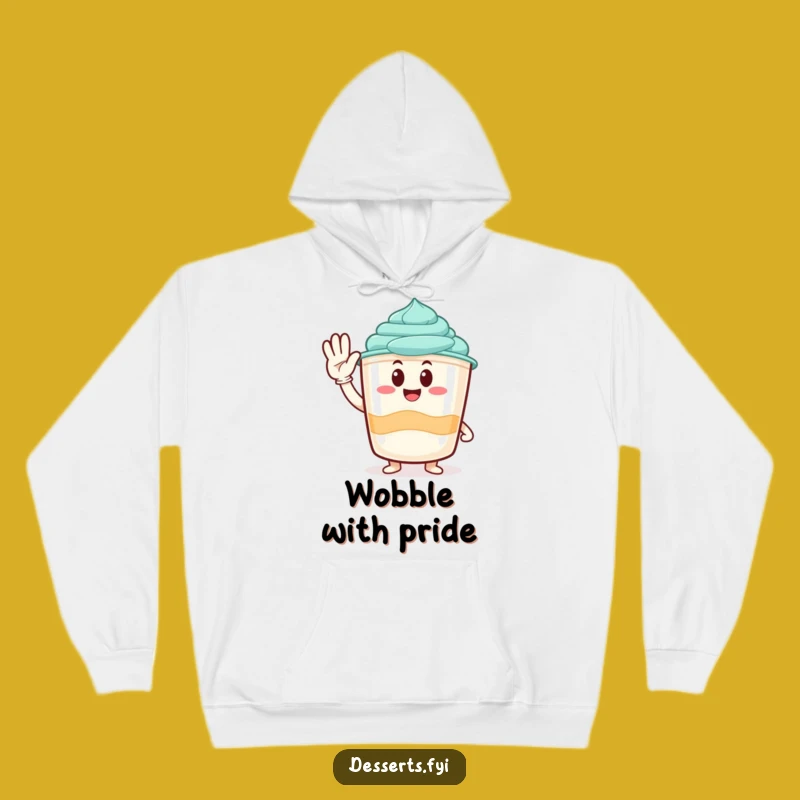 Cozy Funny Pudding Cup Hoodie: Stay Warm and Cheerful, A Perfect Funny Comfort Gift