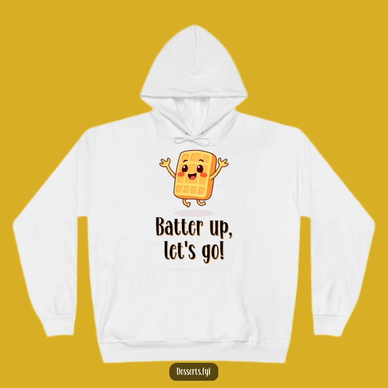 Cozy Funny Waffle Jumping Jacks Hoodie: Stay Warm and Playful, A Perfect Funny Relaxed Gift