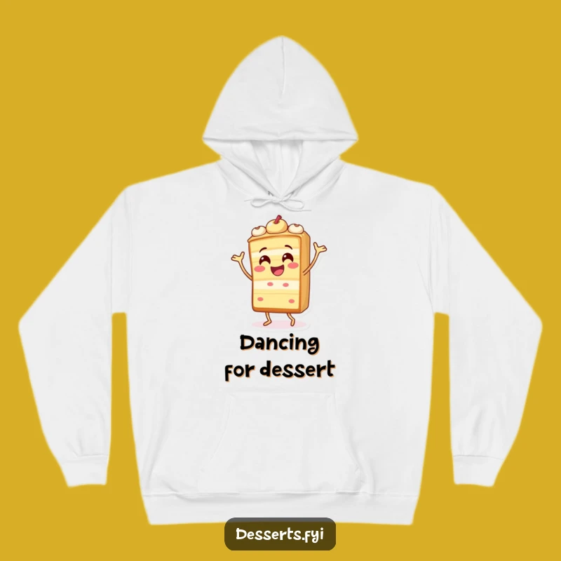 Cozy Funny Cake Dance Hoodie: Stay Warm and Festive, A Perfect Funny Comfort Gift