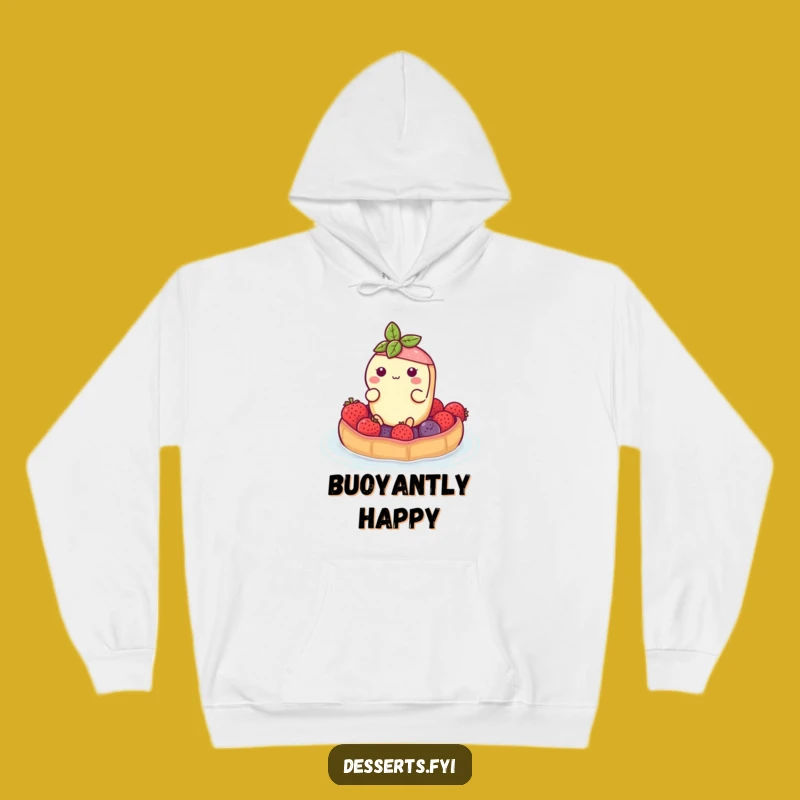Funny Tart Float Hoodie - Cozy Berry Raft Comfort, The Ultimate Funny Gift