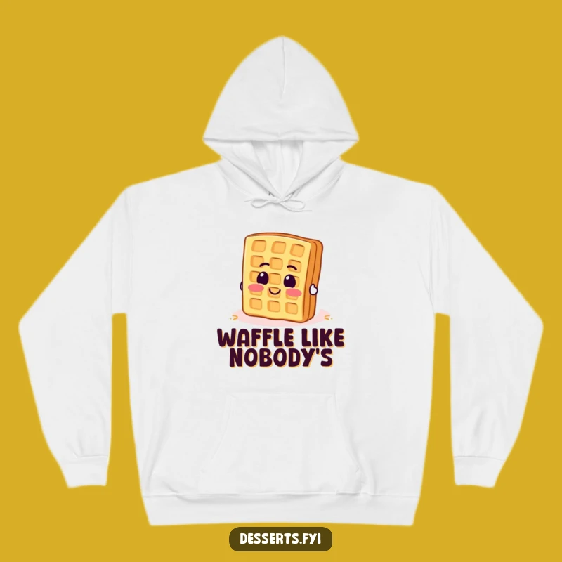 Funny Waffle Flipping Hoodie: Cozy & Hilarious Enthusiastic Apparel for Warm Comfort