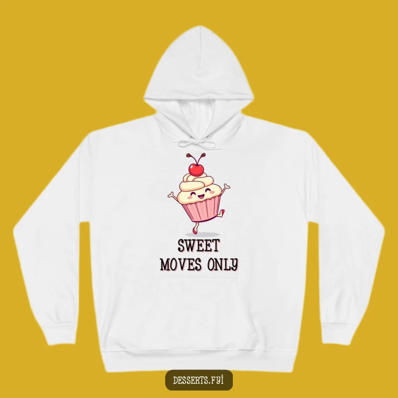 Funny Cupcake Cartwheel Hoodie: Stay Cozy with This Joyful Treat!