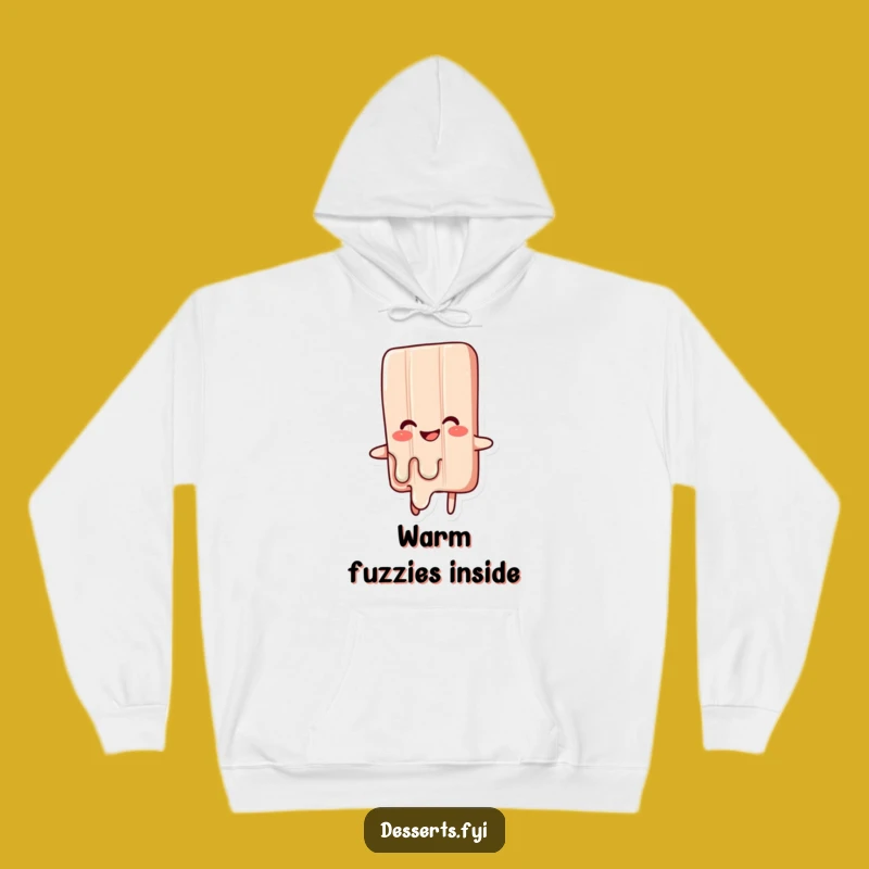 Cozy Funny Melting Candy Bar Hoodie: Warmth and Laughter Guaranteed, Perfect Funny Gift