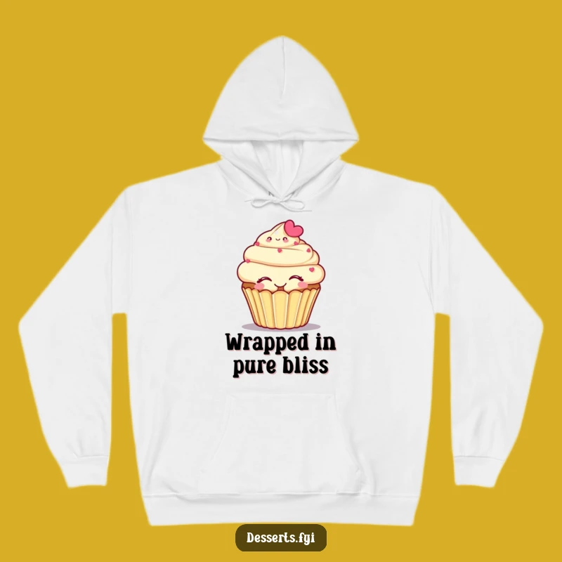 Funny Cupcake Comfort Hoodie: Cozy Vibes for Sweet Souls