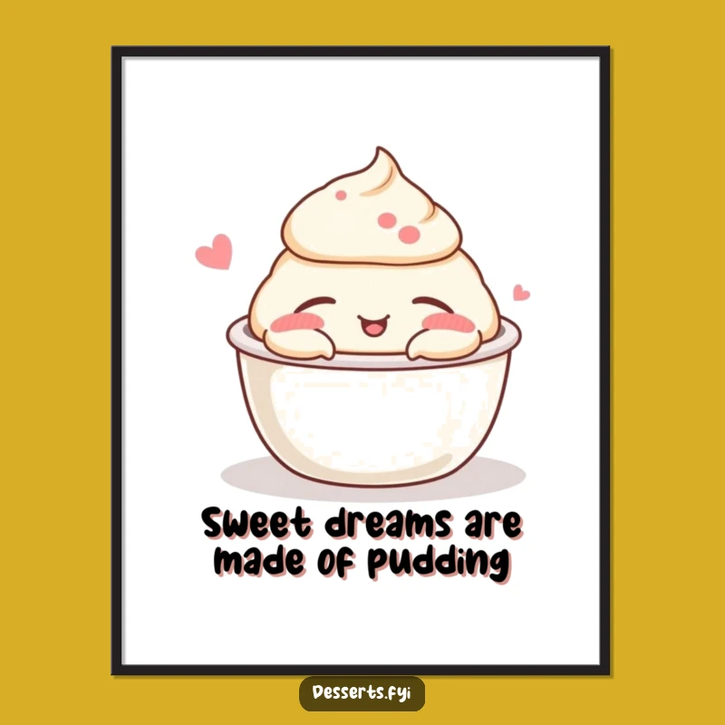 Free Printable Pudding Nap Wall Art: Funny Downloadable Art for Cozy Spaces