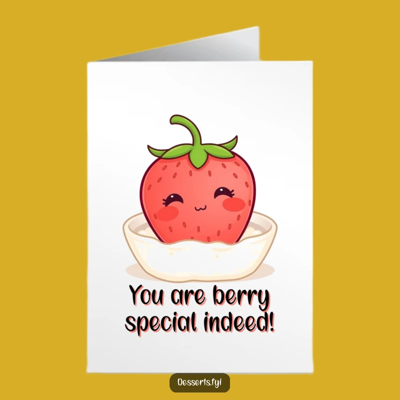 Free Printable Congrats Card: Strawberry Cream Bath, Blissful Funny Downloadable Gift!