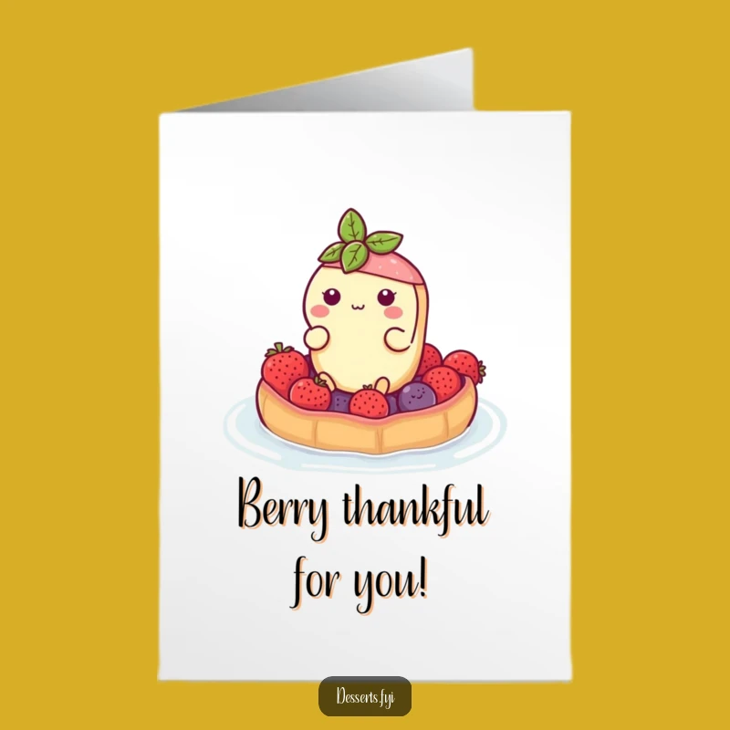 Free Printable Thank You Card: Tart Rafting Appreciation, Downloadable Funny Gift