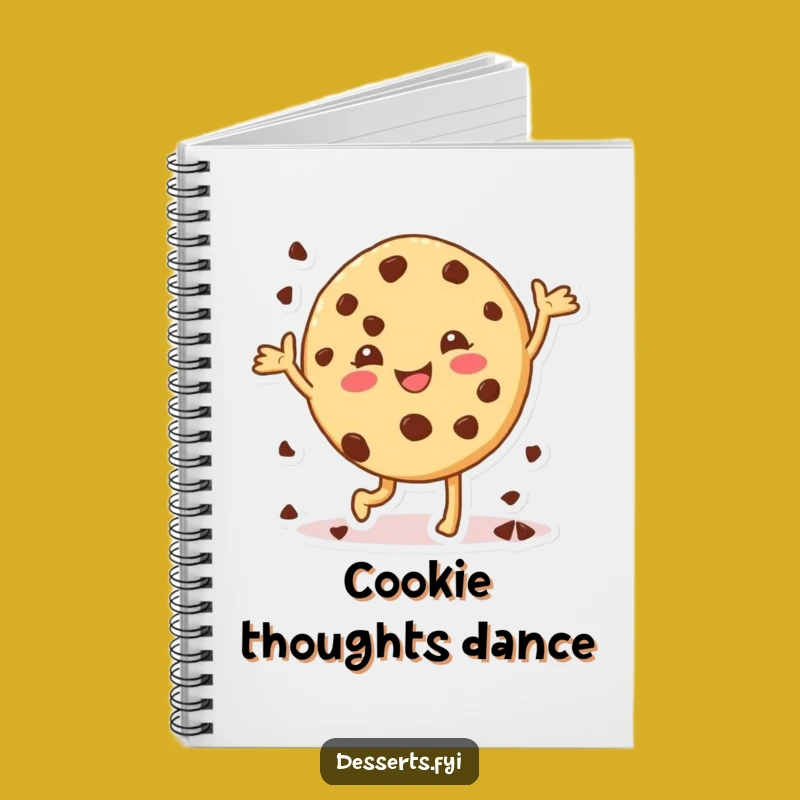 Funny Cheerful Cookie Notebook: Happy Dance Journal - Great Funny Gift