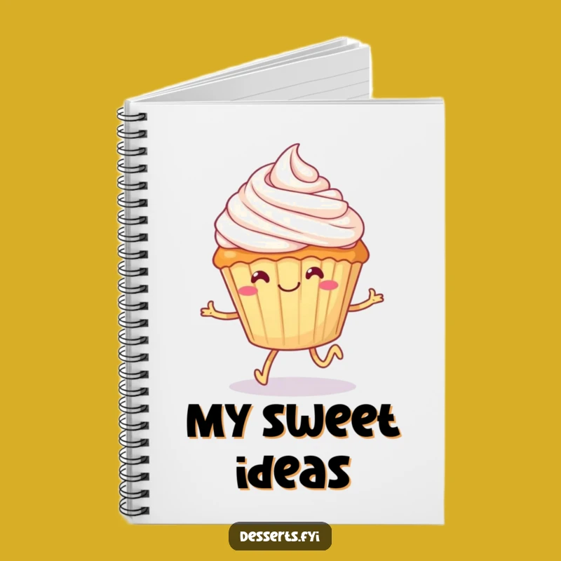 Funny Cupcake Skater Notebook: Jot Down Ideas with Sweet & Hilarious Flair!