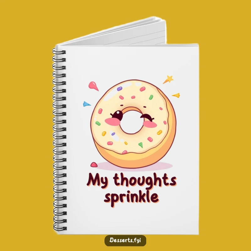 Funny Donut Wink Notebook: Joyful Sprinkles for Sweet & Humorous Notes