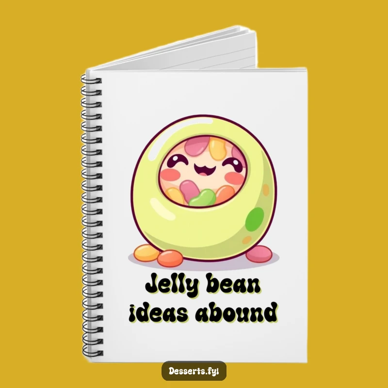 Funny Jelly Bean Notebook: Jot Down Ideas with Sweet Delight
