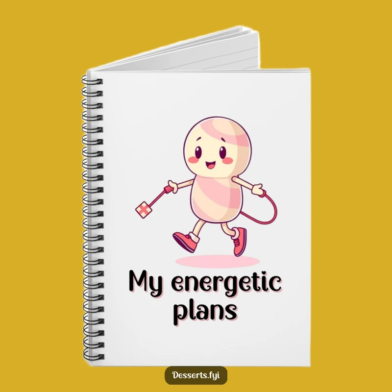 Funny Journal: Energetic Candy Character for Active Notes and Ideas