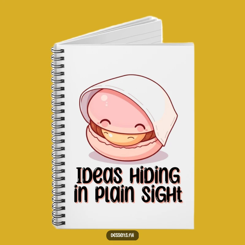 Funny Macaron Notebook: Jot Down Ideas with a Curious Pastry, Perfect Funny Gift