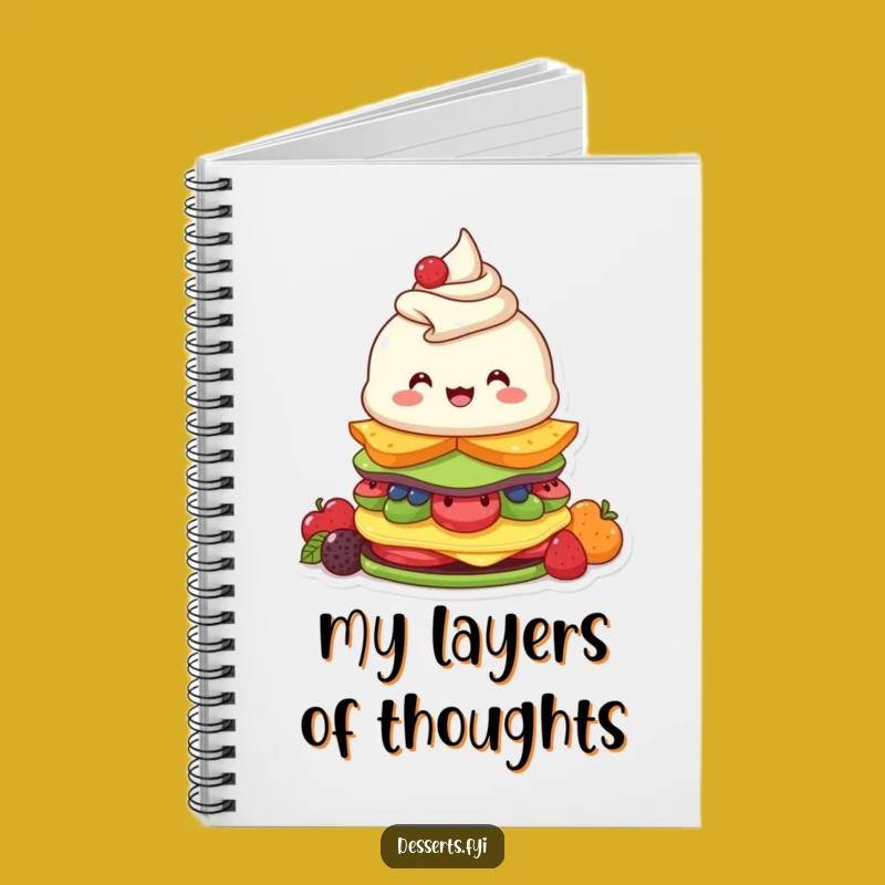 Funny Parfait Notebook: Enthusiastic Dessert Stacker Journal, Creative Funny Gift For Note-Takers