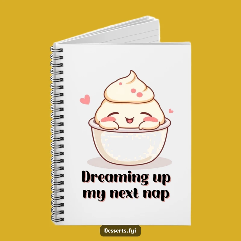 Funny Pudding Cup Nap Notebook: Jot Down Ideas with Sweet Contentment