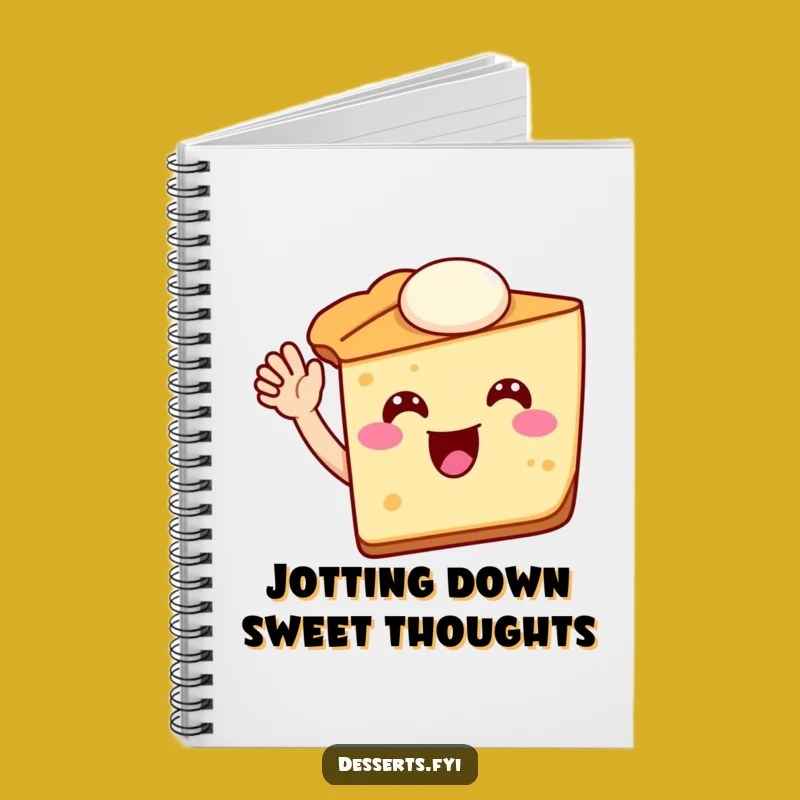 Funny Pie Slice Notebook: Jot Down Ideas with Dessert Delight