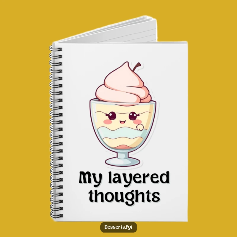 Funny Dessert Journal: Giggling Parfait Character, Perfect Funny Gift