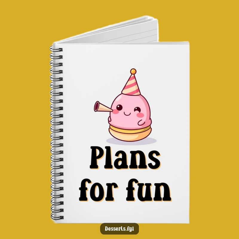 Funny Celebration Notebook: Macaron Party Journal Gift