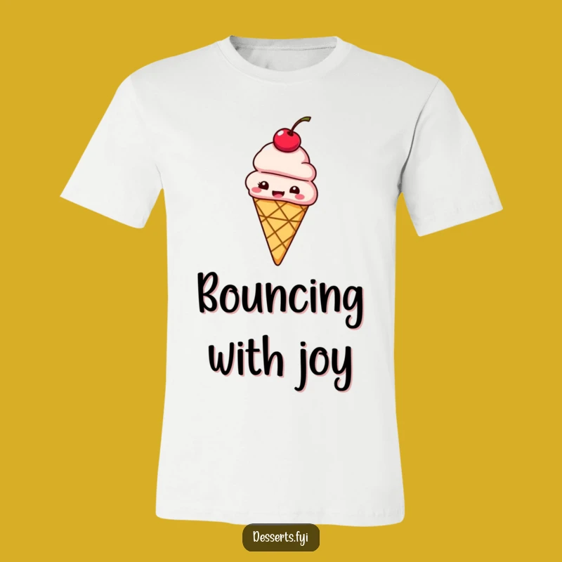 Funny Bouncing Ice Cream Shirt: Wear Your Delightful Frosty Spirit