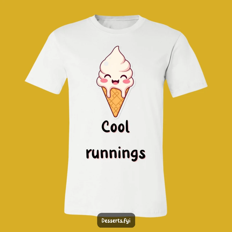 Funny Ice Cream Cone T-Shirt: Melting with Joy, a Sweet Funny Gift
