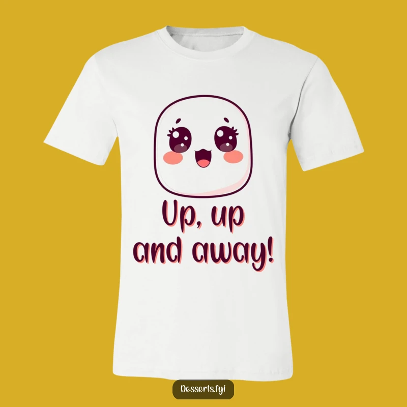 Funny Surprised Marshmallow T-Shirt: Wear Your Joyful Astonishment, Great Gift Idea