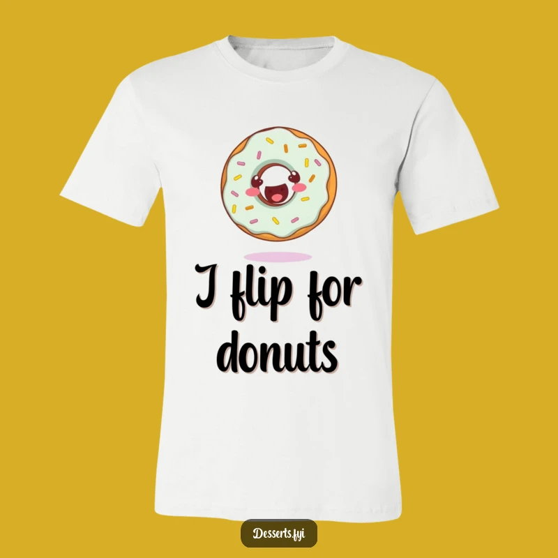 Funny Donut Flip T-Shirt: Show Off Your Funky Side