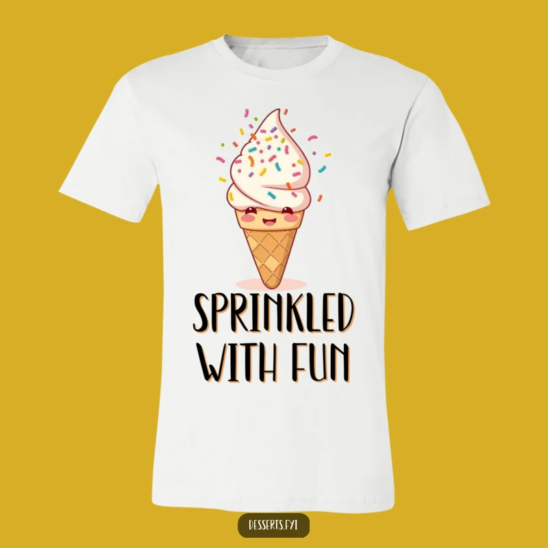 Funny Ice Cream Sprinkle T-Shirt: Wear Your Happiness, A Hilarious Summer Funny Gift